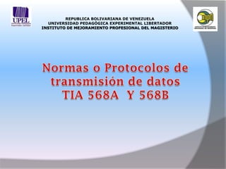 REPUBLICA BOLIVARIANA DE VENEZUELA
  UNIVERSIDAD PEDAGÓGICA EXPERIMENTAL LIBERTADOR
INSTITUTO DE MEJORAMIENTO PROFESIONAL DEL MAGISTERIO
 