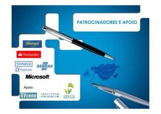 PATROCINADORES E APOIO




Apoio:
 