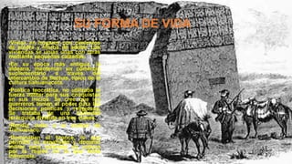 SU FORMA DE VIDA
•Vivían en hogares con cimientos
de piedra y muros de adobe. Las
viviendas se unían unas con otras
mediante pequeñas calzadas.
•En su época más antigua, la
aldeana, mantenían un comercio
suplementario a través del
intercambio de flechas, típico de la
cultura tiahuanacota.
•Política teocrática, no utilizaba la
fuerza militar para sus conquistas
en sus inicios. Se cree que los
guerreros tenían el poder para las
decisiones políticas y religiosas.
Se trataba de una sociedad
jerárquica dividida en tres clases.
•Rendía culto a la ciudad de
Tiahuanaco.
•Dominaban el bronce, lo que
permitió su expansión y dominio
militar para extender su cultura
por la región en la que tenía
influencia.
 