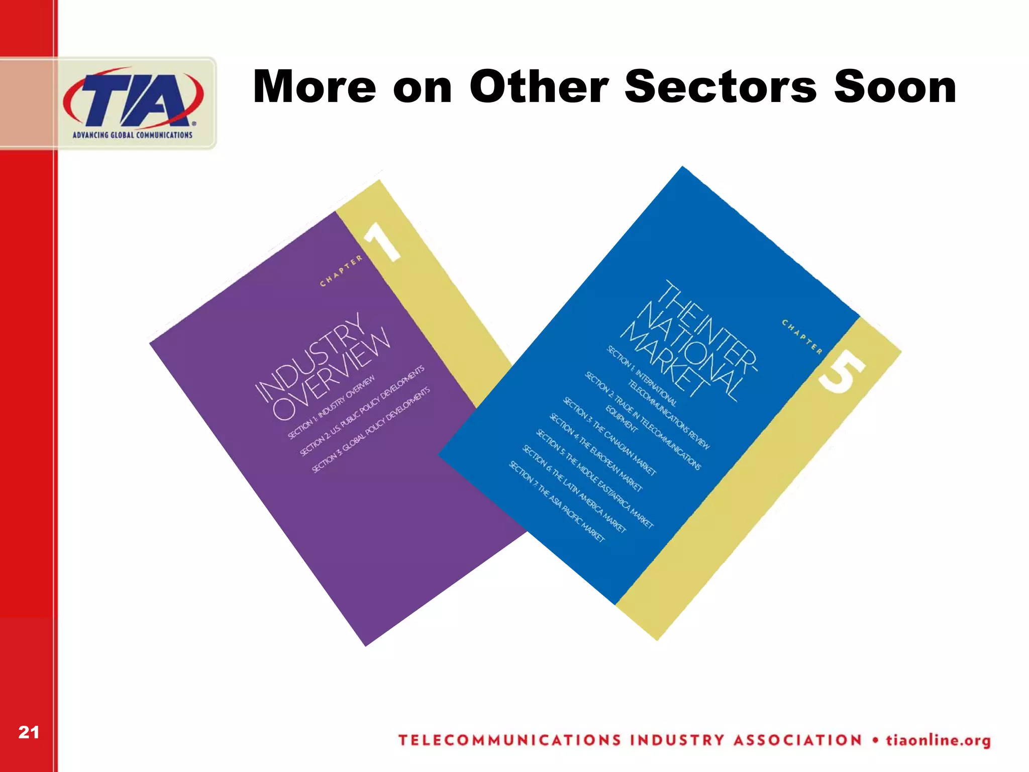 More on Other Sectors Soon




21
 