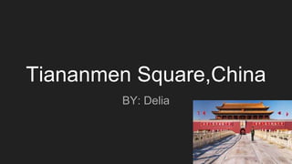 Tiananmen Square,China
BY: Delia
 