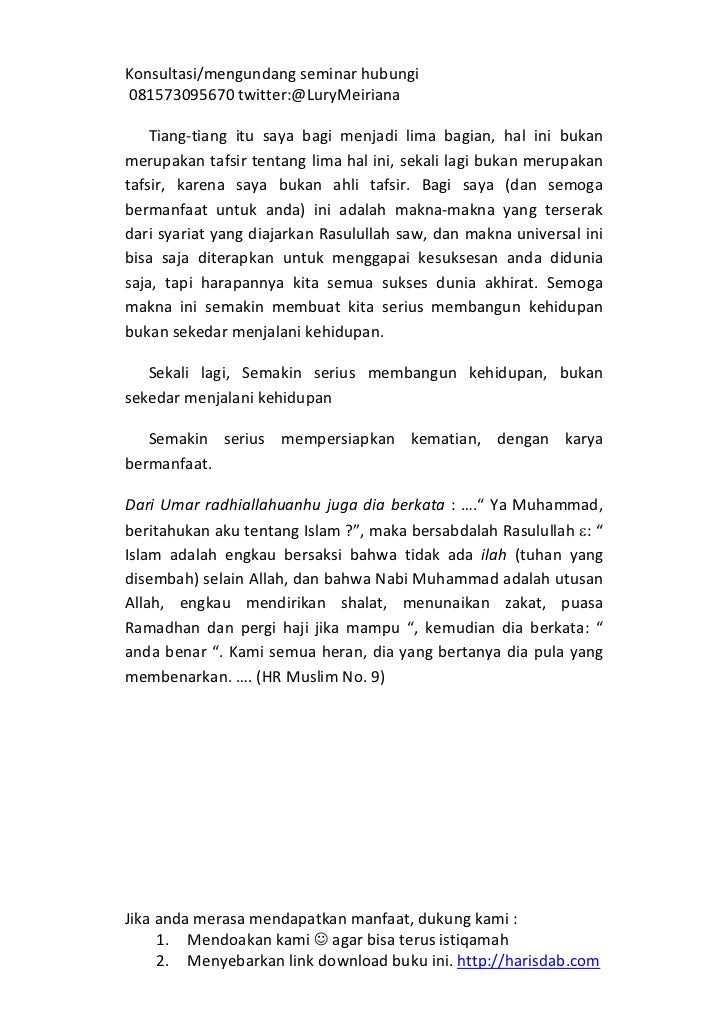 Tiang Kehidupan Pembukaan