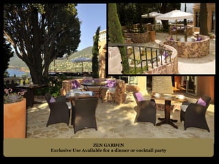 ZEN GARDEN
Exclusive Use Available for a dinner or cocktail party
 