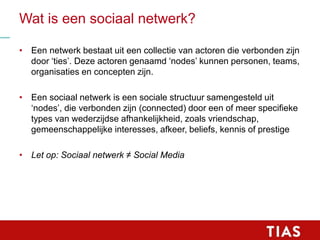 Sociale netwerken: LinkedIn visualisatie
 