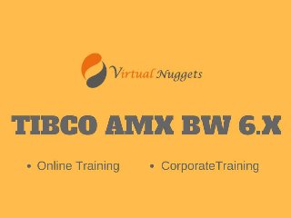 TIBCO AMX BW 6.X Online Training | Tutorials | Demo