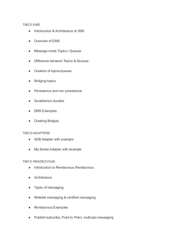 TIBCO Online Training pdf tibco-online-training-pdf