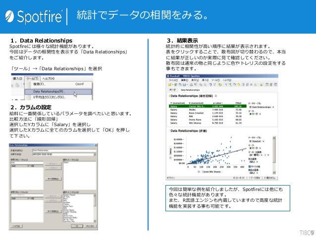 Tibco Spotfire Desktop チュートリアル6 5 Tibco Spotfire Desktop チュートリアル6 5