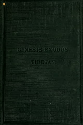 Tibetan bible   genesis and exodus
