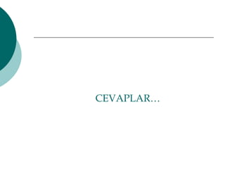CEVAPLAR… 
 