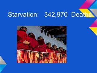 Starvation: 342,970 Deaths
 