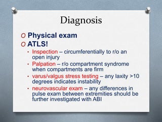 Tibial plateau fracture akeel - zuckerman | PPTX