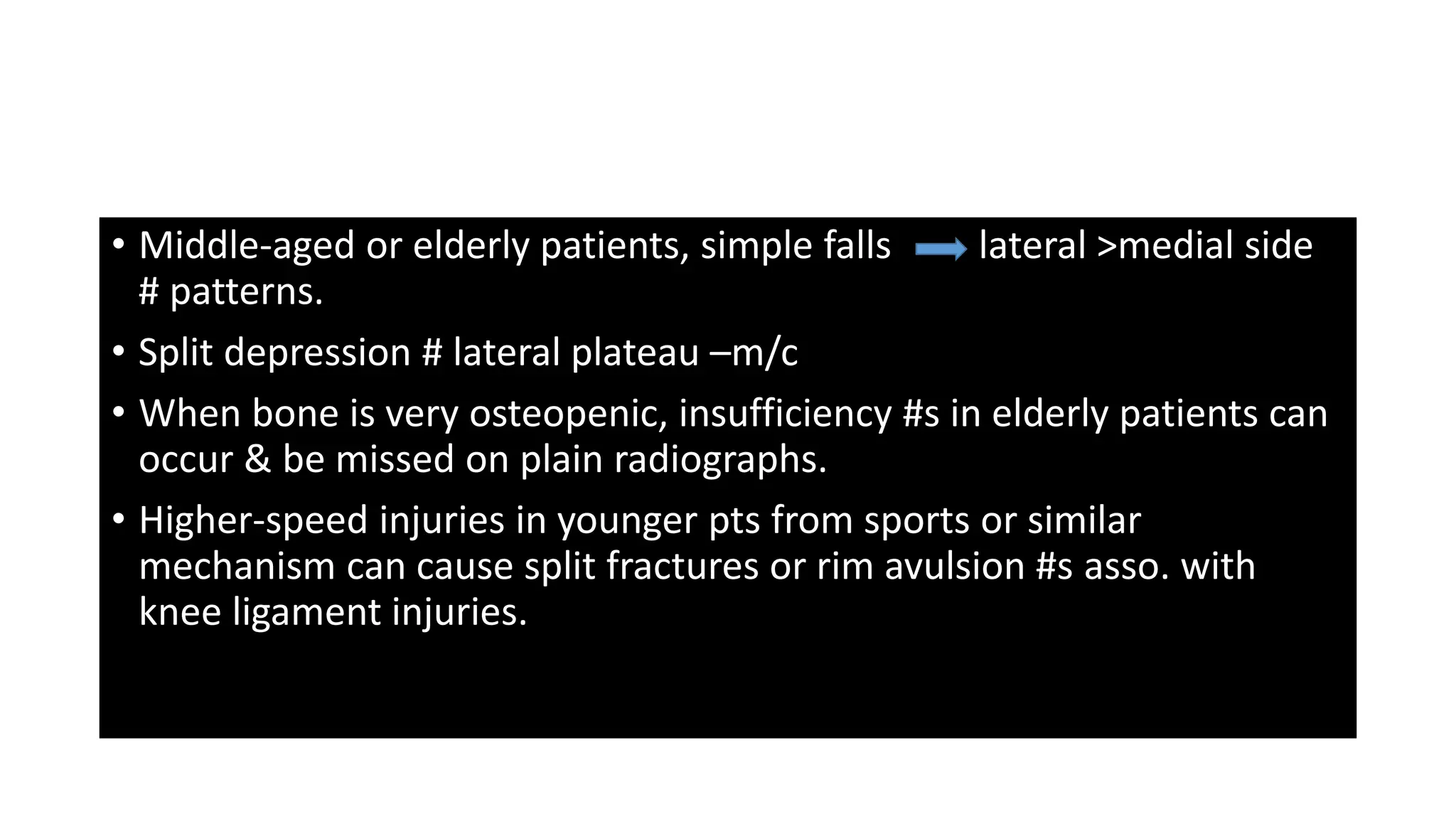 Tibial plateau fractures | PPTX