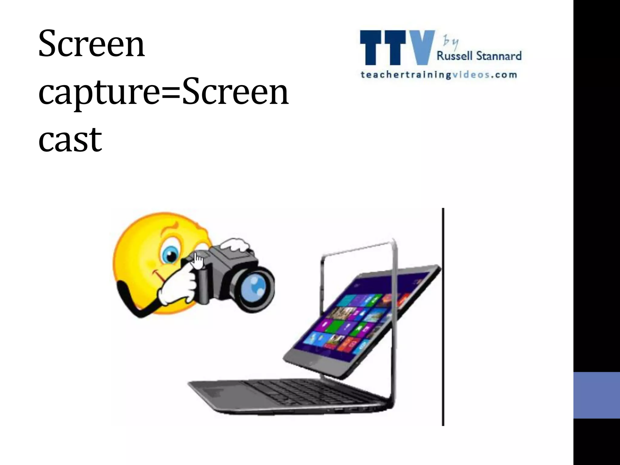 Screen
capture=Screen
cast
 