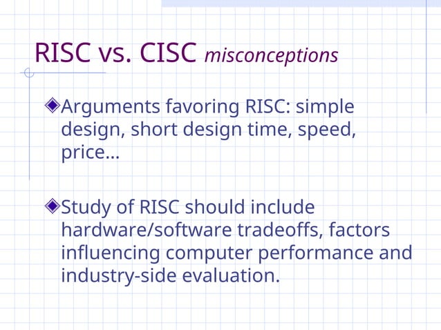 tibor.ppt RISC vs. CISC CISC/RISC Features | PPT
