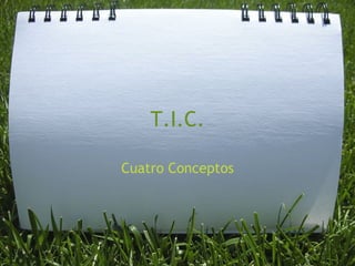 T.I.C. Cuatro Conceptos 