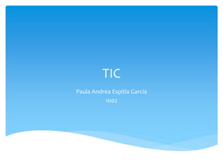 TIC
Paula Andrea Espitia Garcia
1002
 