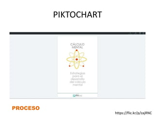 PIKTOCHART
PROCESO
https://flic.kr/p/zajRNC
 