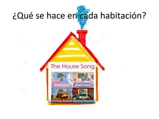 ¿Qué se hace en cada habitación?
