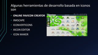 herramientas de desarrollo basada en iconos | PPTX