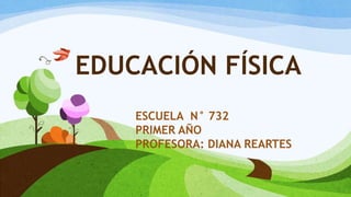 EDUCACIÓN FÍSICA
ESCUELA N° 732
PRIMER AÑO
PROFESORA: DIANA REARTES
 