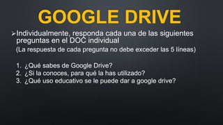 TIC PRESENTACION CLASES