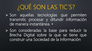 TIC PRESENTACION CLASES