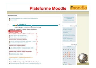 Plateforme Moodle
70
 