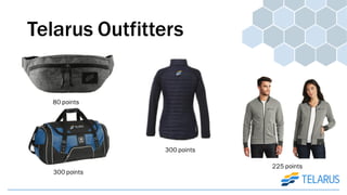 300 points
300 points
80 points
225 points
Telarus Outfitters
 