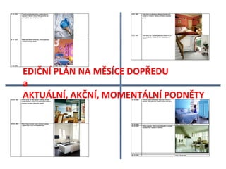 EDIČNÍ	
  PLÁN	
  NA	
  MĚSÍCE	
  DOPŘEDU	
  
a	
  
AKTUÁLNÍ,	
  AKČNÍ,	
  MOMENTÁLNÍ	
  PODNĚTY	
  
 