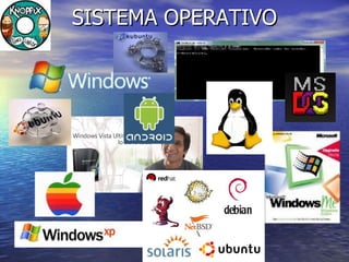 4
SISTEMA OPERATIVOSISTEMA OPERATIVO
 