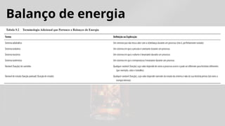 Balanço de energia
 
