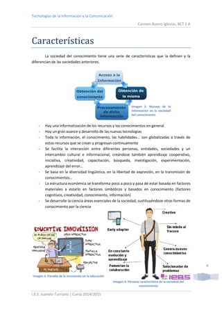 Tecnologías de la Información y la Comunicación 
Carmen Bueno Iglesias, BCT 1 A 
I.E.S. Juanelo Turriano | Curso 2014/2015...