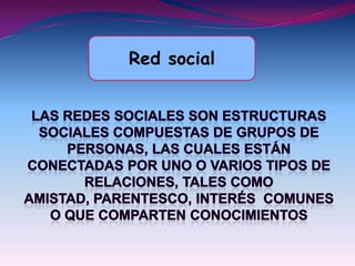 Red social
 