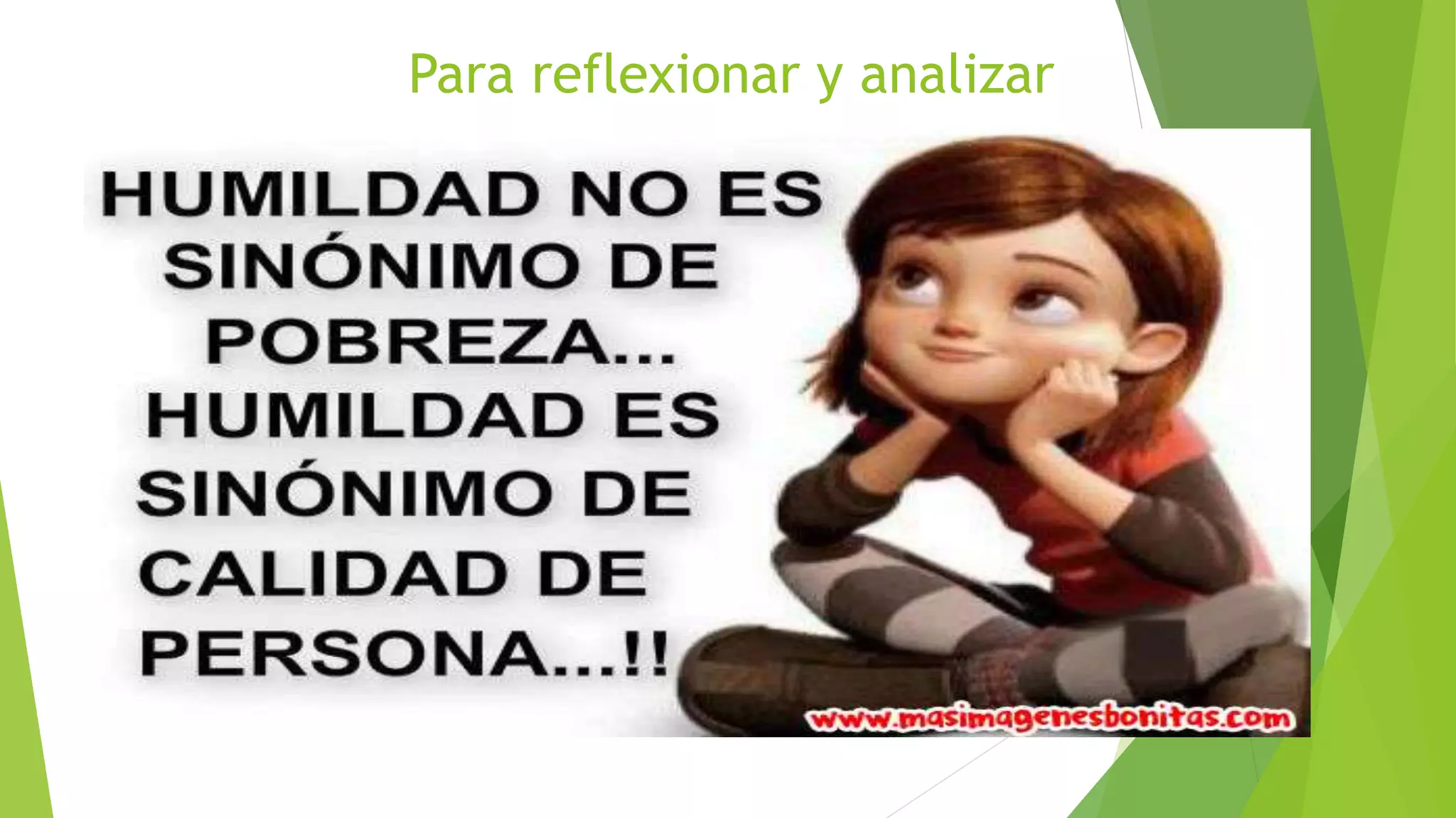 Para reflexionar y analizar