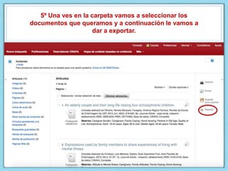 5º Una ves en la carpeta vamos a seleccionar los
documentos que queramos y a continuación le vamos a
dar a exportar.
 
