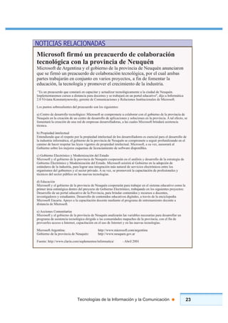 23Tecnologías de la Información y la Comunicación
 
