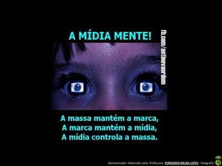 Apresentação elaborada pela Professora FERNANDA BRUM LOPES - Geografia
 
