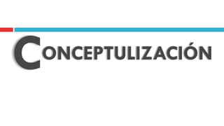 ONCEPTULIZACIÓNC
 