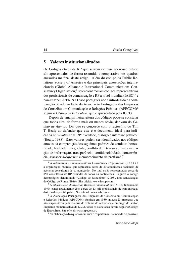 Artigo relacoes publicas