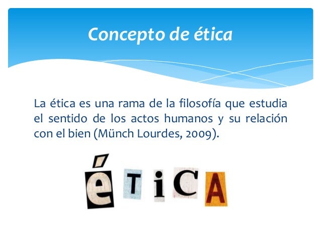 Ética como disciplina filosófica