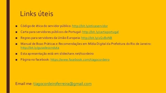 Ética em redes sociais para servidores públicos