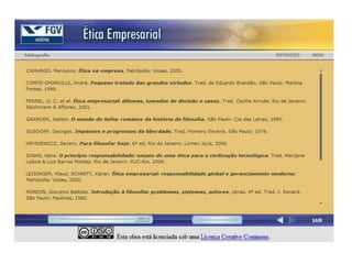 Ética empresarial - Unidade 2