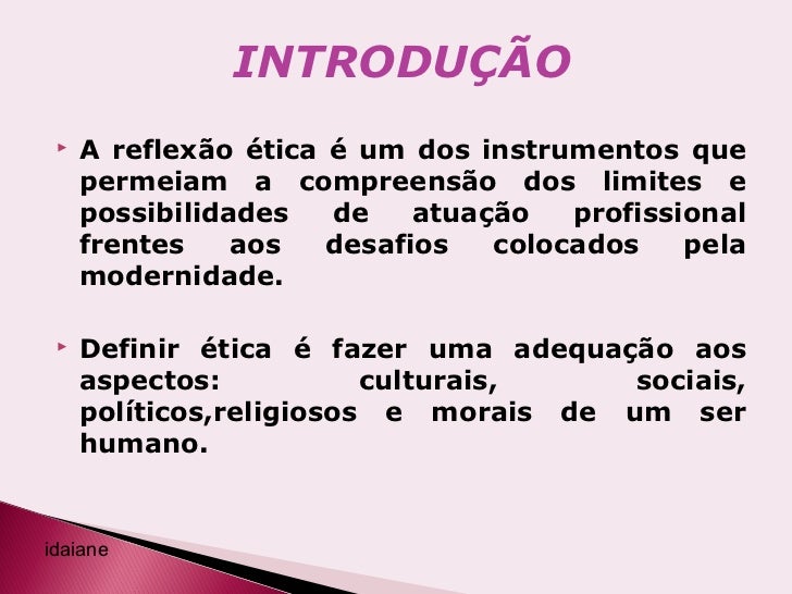 Qual A Importancia Da Etica Na Educacao Brainly