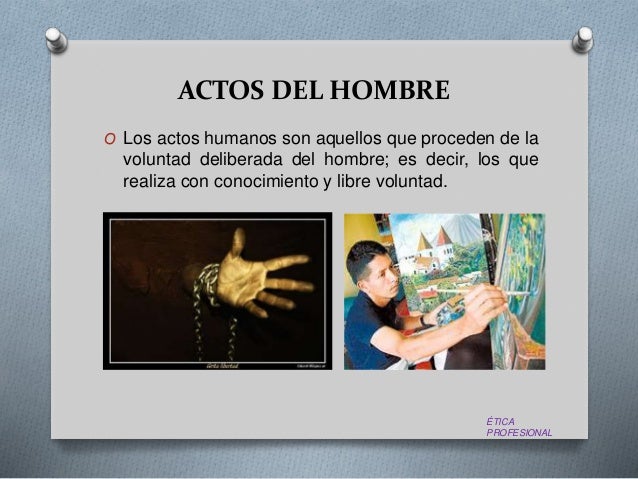 ACTOS HUMANOS