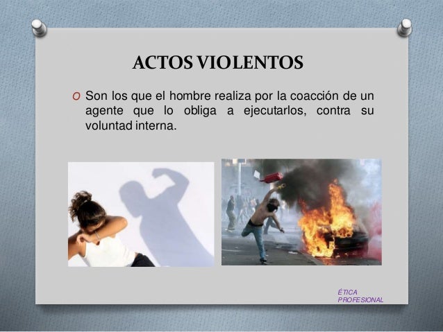 ACTOS HUMANOS