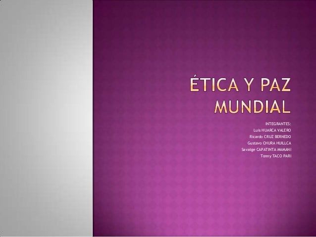 ETICA Y PAZ MUNDIAL EPUB ETICA Y PAZ MUNDIAL EPUB