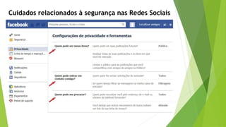 Cuidados relacionados à segurança nas Redes Sociais
 