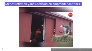 39
‘Las TIC aplicadas a la comunicación institucional’ – Máster en liderazgo institucional - INAP - Jordi Graells – Madrid 16,03,2021 - CC0
Menos reflexión y más decisión en emprender acciones
 