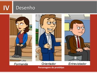 Desenho	
  
Personagens	
  do	
  protó.po	
  
IV	
  
 