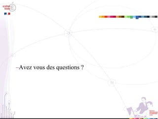 Avez vous des questions ? 